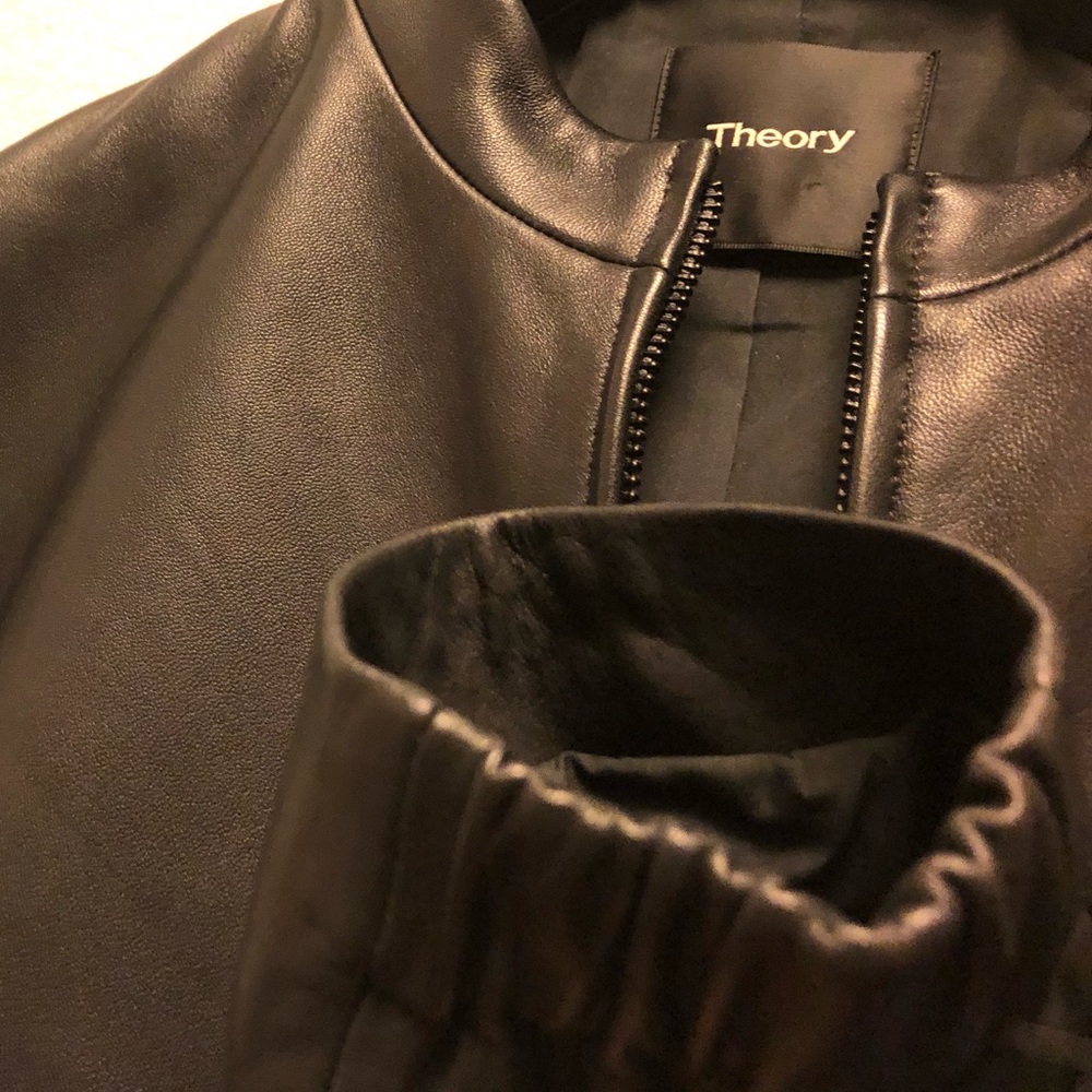 Men’s Theory, arvid lamb skin jacket, soft supple. - Picture 3 of 10
